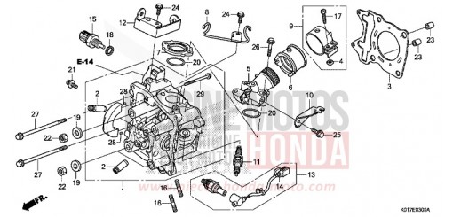 CULASSE SH125DD de 2013